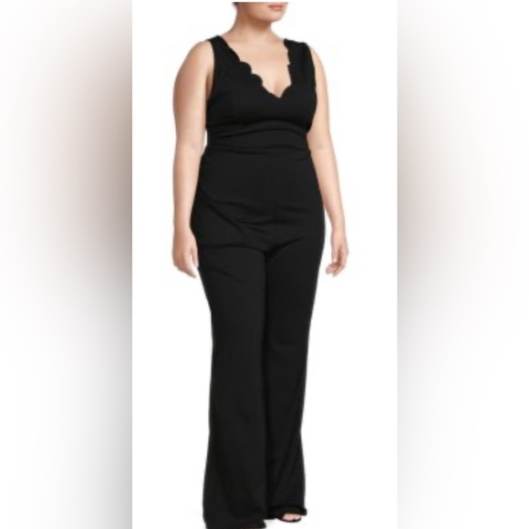 Socialite Classic Black Jumpsuit - Picture 1 of 5